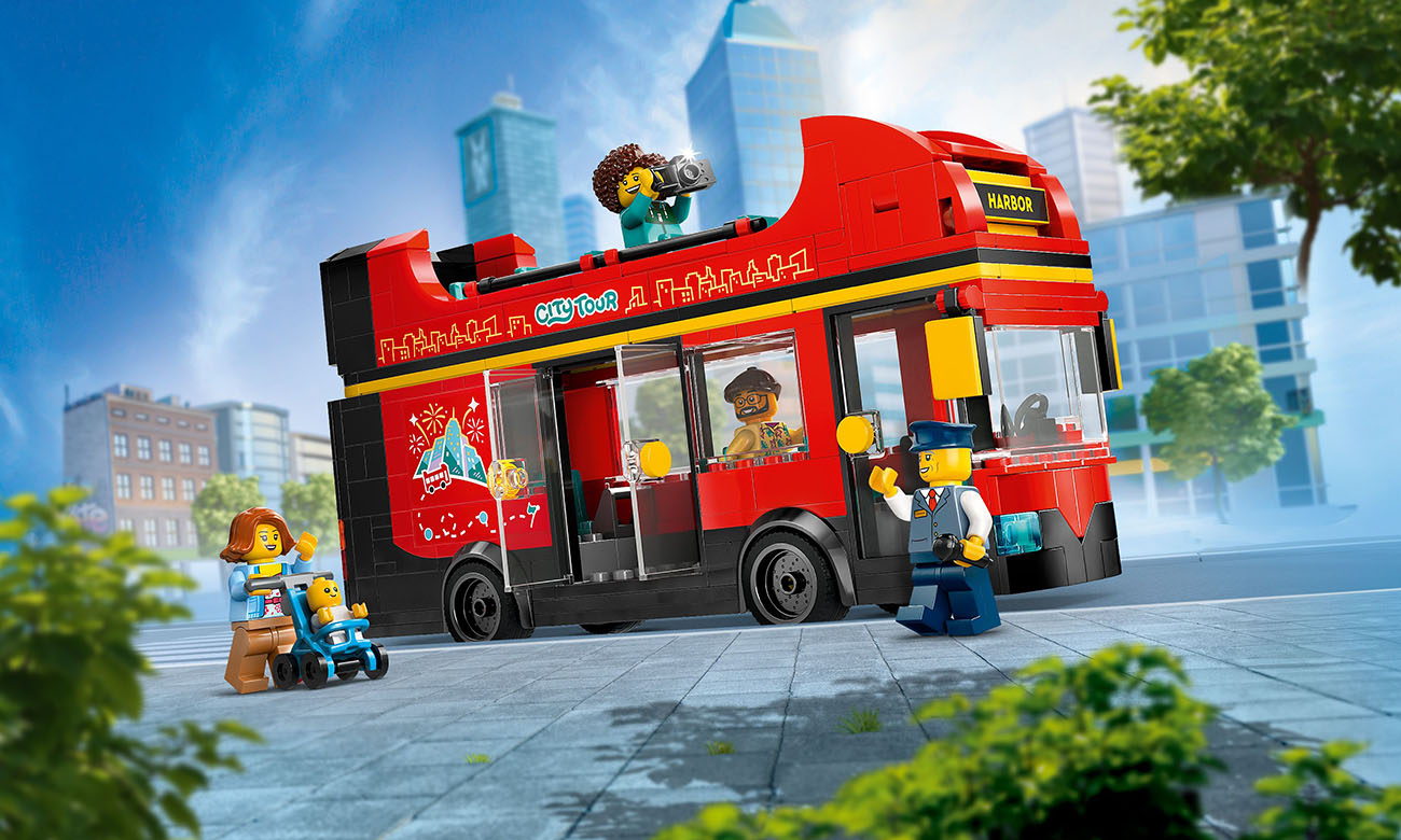 LEGO City Roter, doppelstöckiger Bus 60407