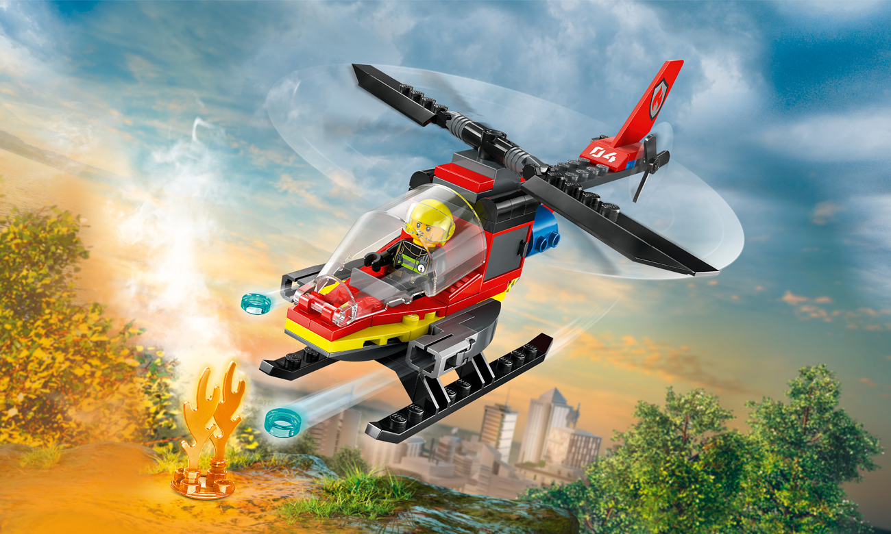 LEGO City Feuerwehr-Hubschrauber