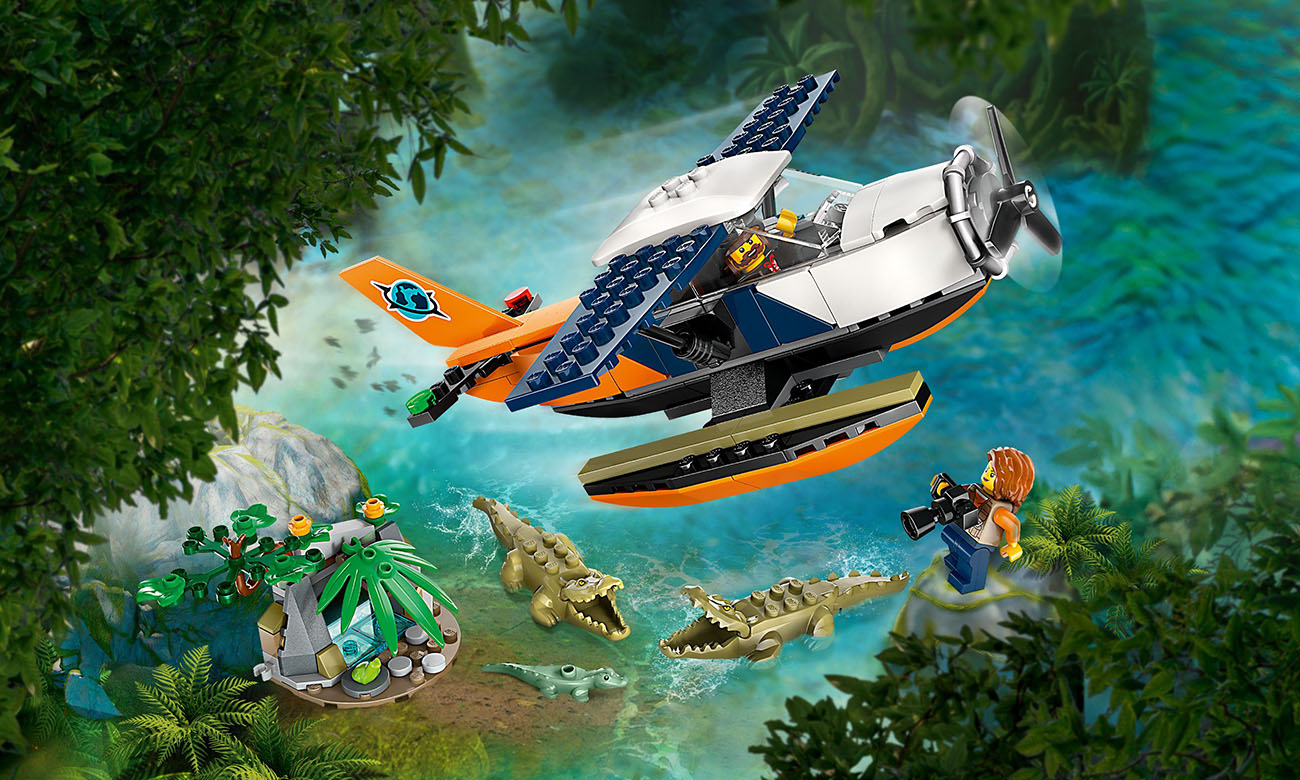 LEGO City Wasserflugzeug der Dschungelforscherin 60425