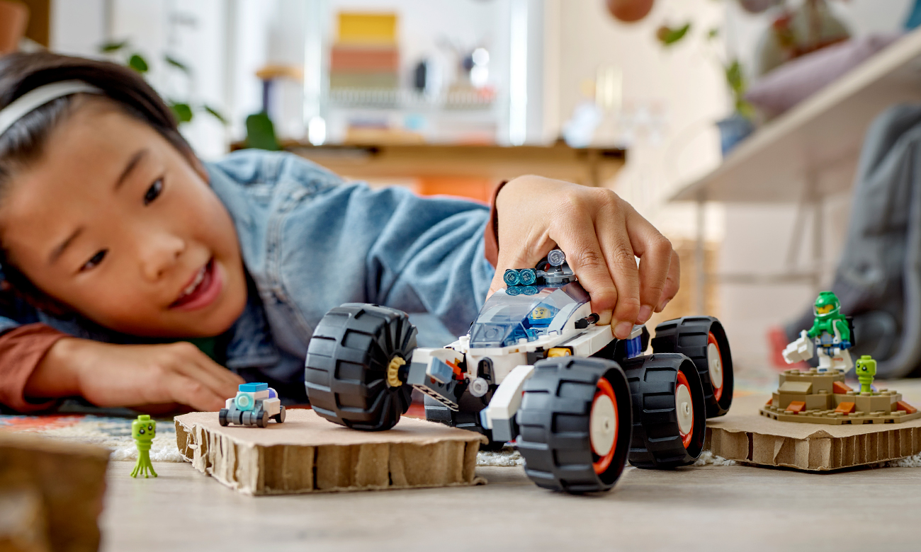 Rover aus LEGO-Steinen