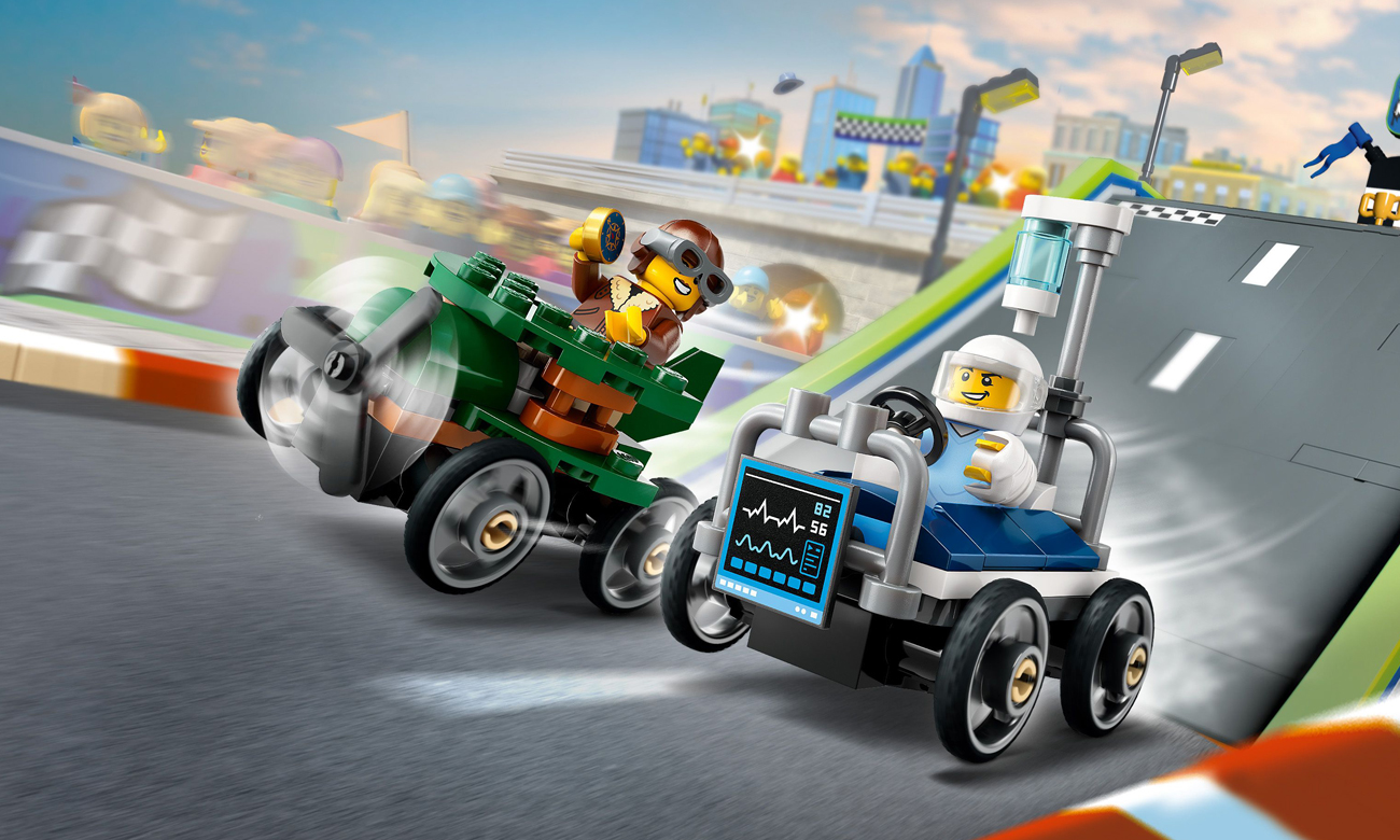 LEGO City 60459 Flugzeug gegen Krankenhausbett – Rennset