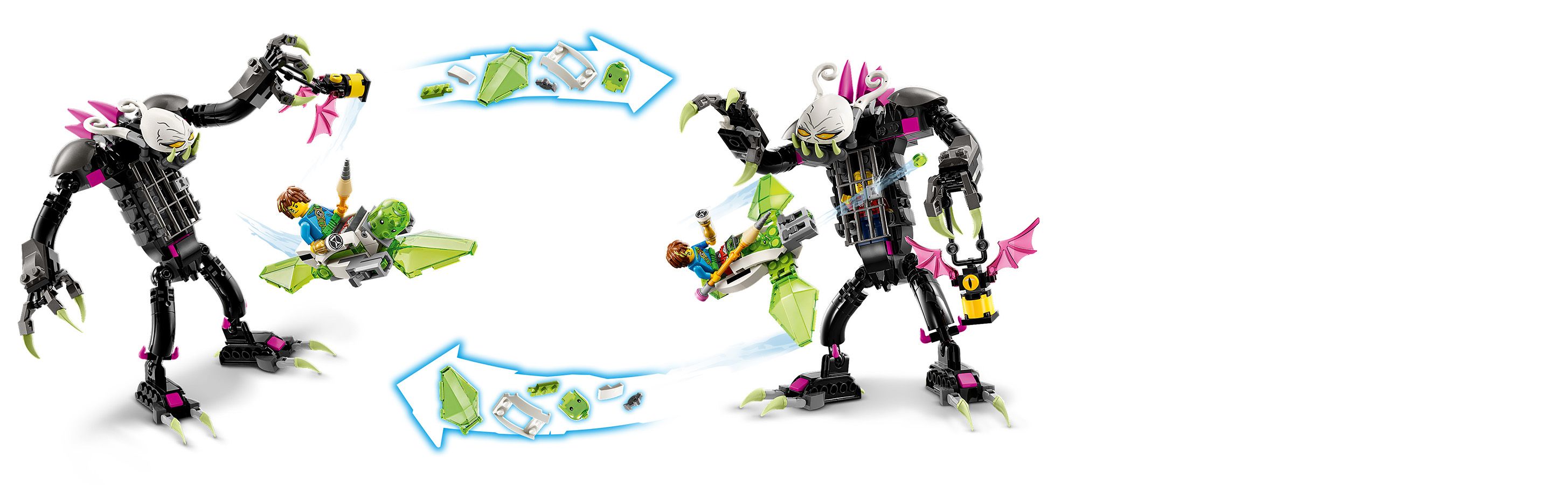 Ein Set auf zwei Arten zu bauen