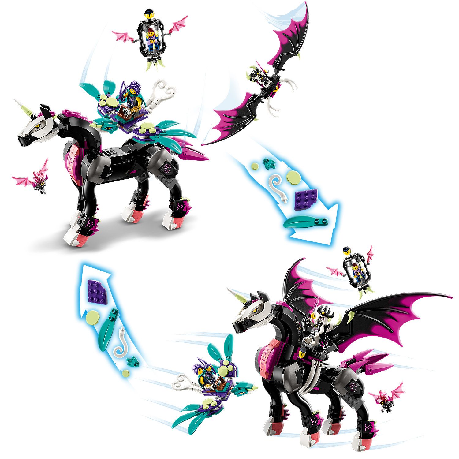 Jeden zestaw do zbudowania na dwa sposoby