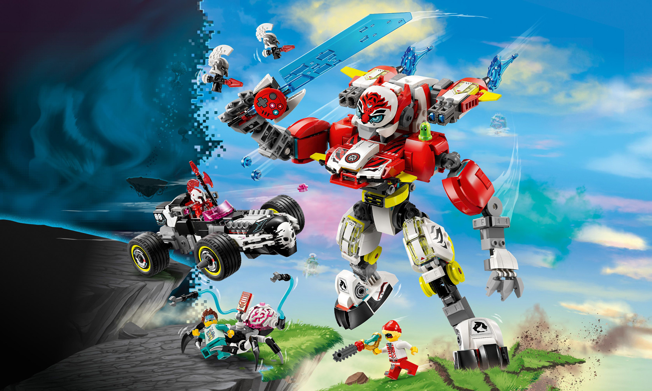 LEGO DREAMZzz 71497 Tiger-Mech von Cooper und Hot Rod Zero