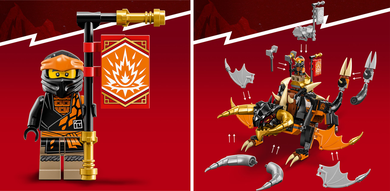 lego ninjago set für kinder