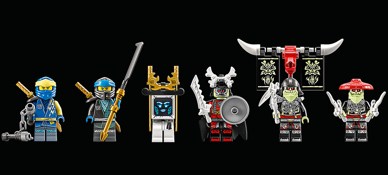 Minifiguren im LEGO® NINJAGO® Set 71785