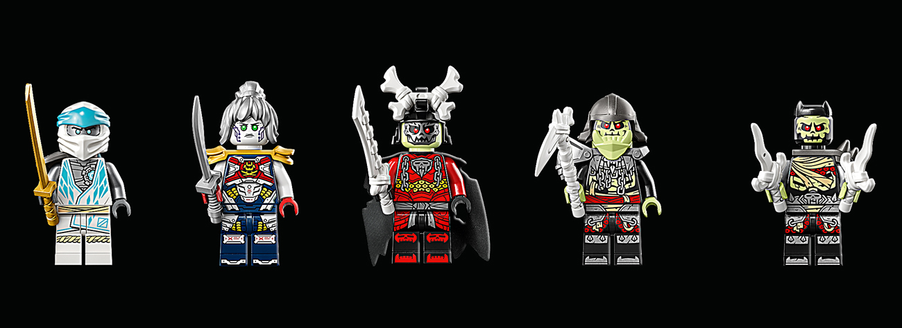 Minifiguren im LEGO® NINJAGO® 71786 Set
