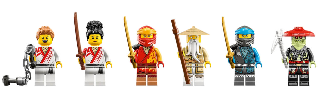 Minifiguren im LEGO® NINJAGO® 71787 Set