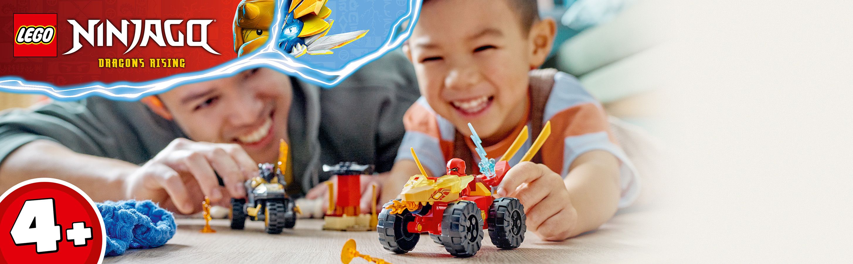 Zestaw NINJAGO® z bitwą samochodowo-motocyklową