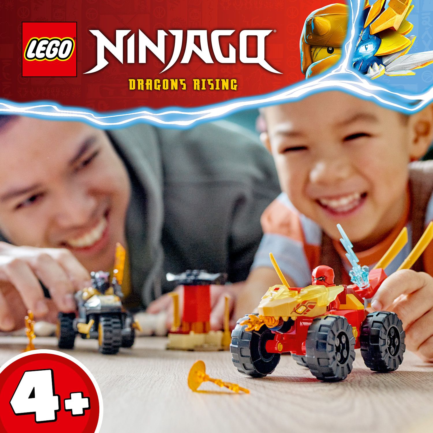 Zestaw NINJAGO® z bitwą samochodowo-motocyklową