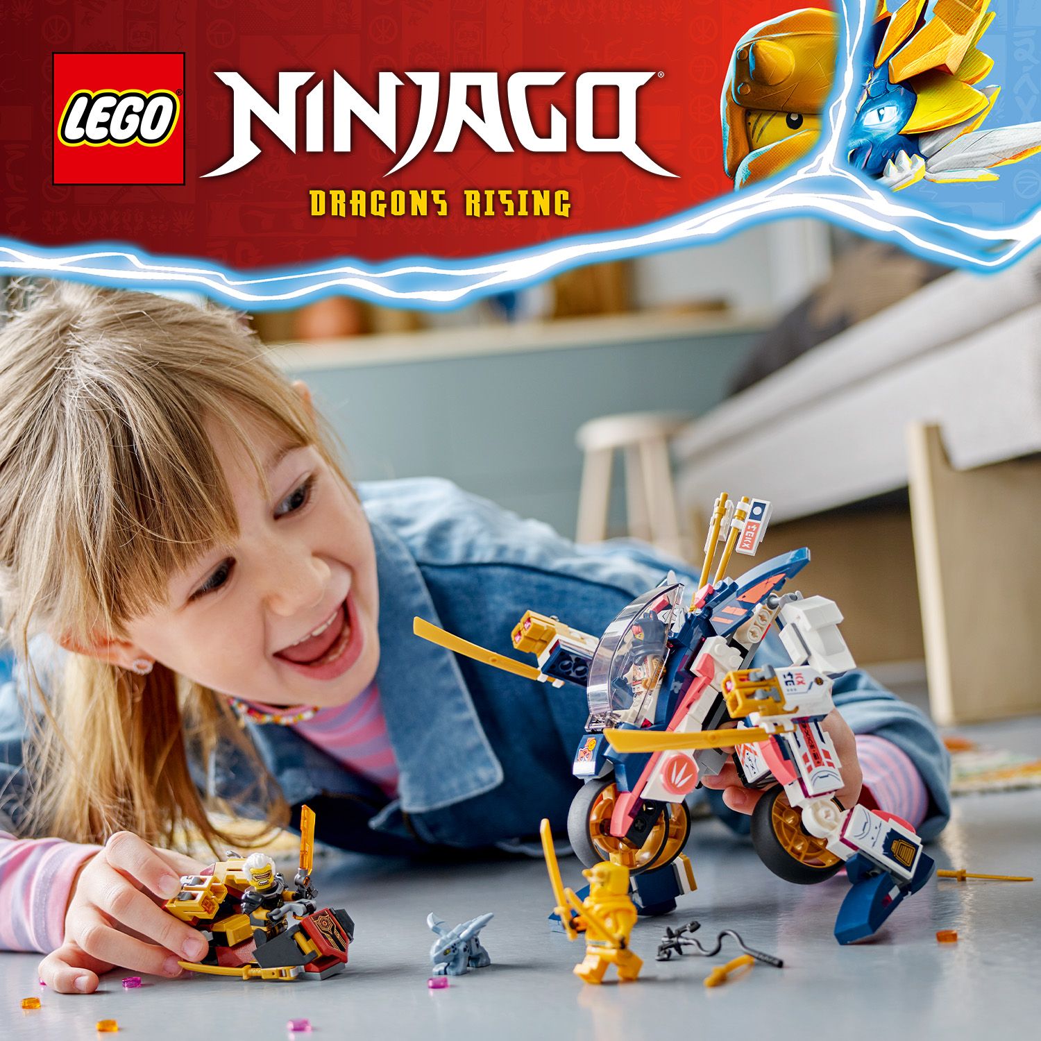 Superzestaw NINJAGO® z mechem i motocyklem
