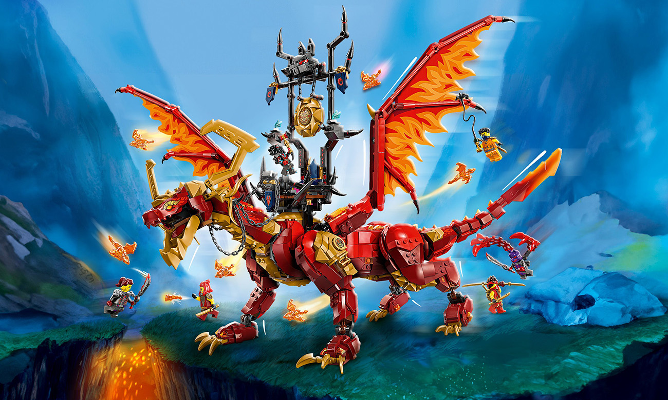 LEGO NINJAGO Bewegungsquelle Drache 71822