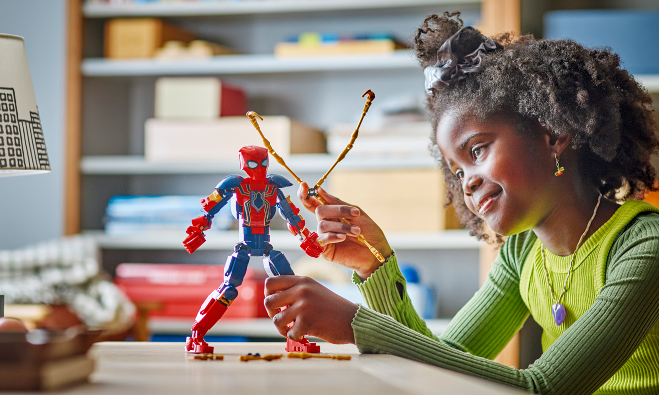 Spider-Man Figur aus LEGO Steinen