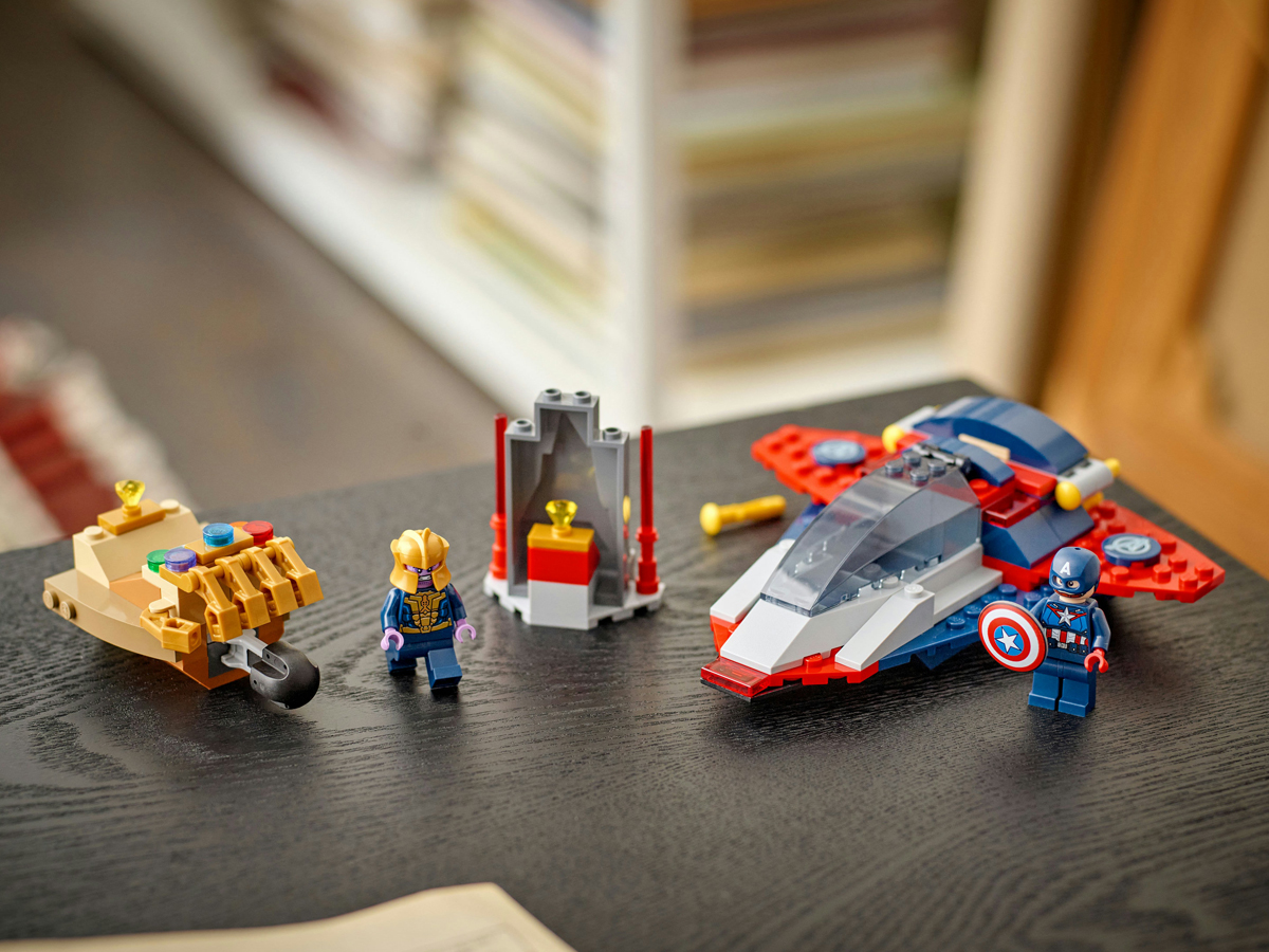 LEGO Marvel 76319 Captain America vs. Thanos