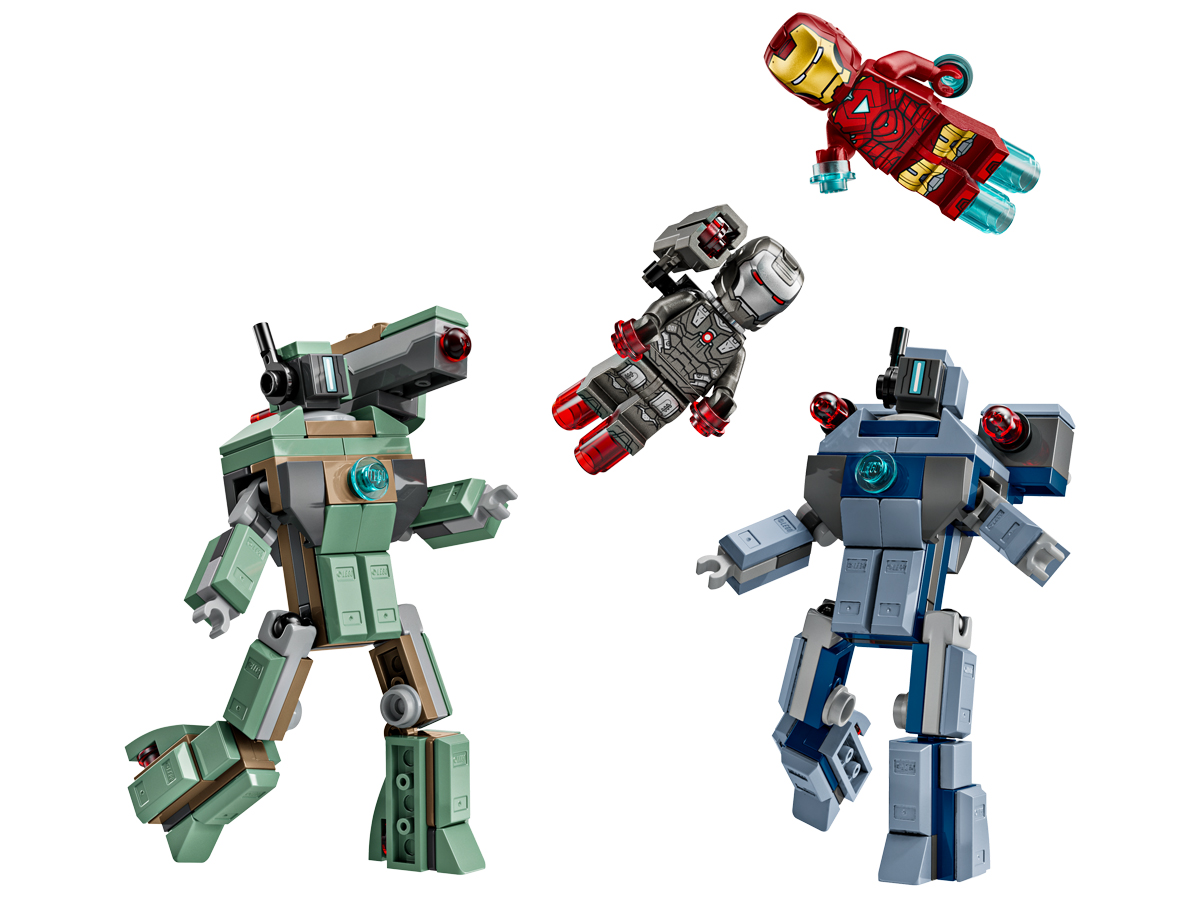 LEGO Marvel 76320 Iron Man und War Machine vs. Hammer-Drohnen