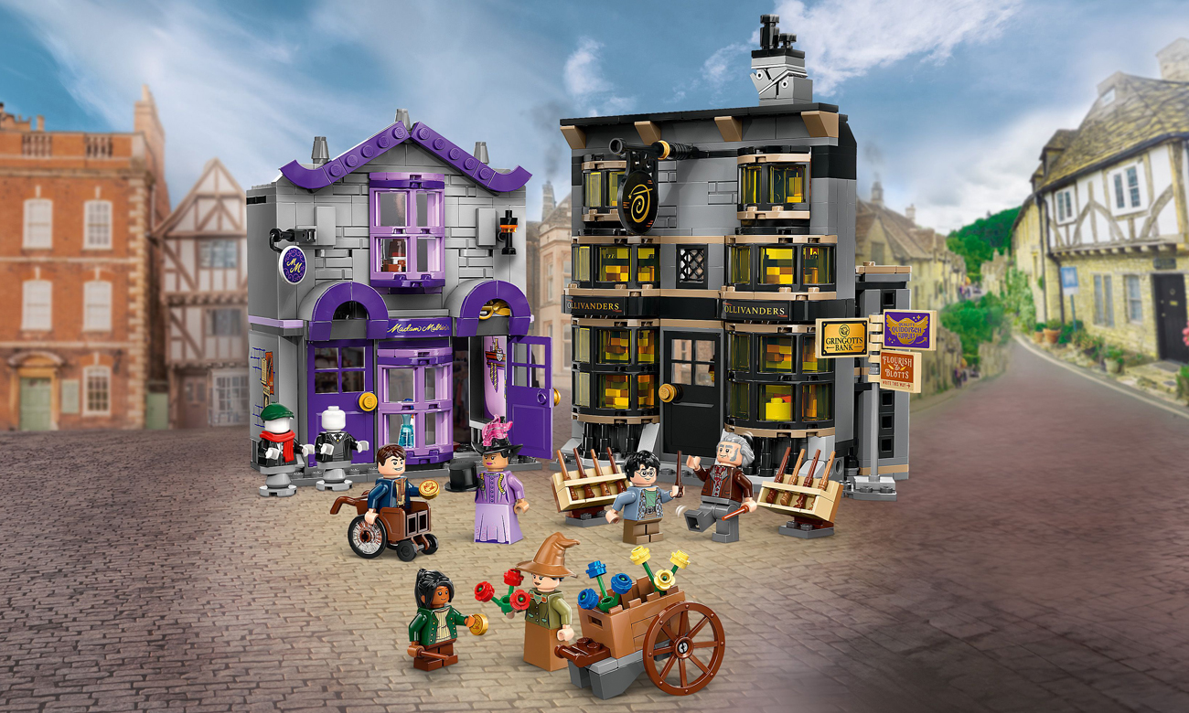 LEGO Harry Potter 76439 Ollivanders und Madame Malkin Geschäfte