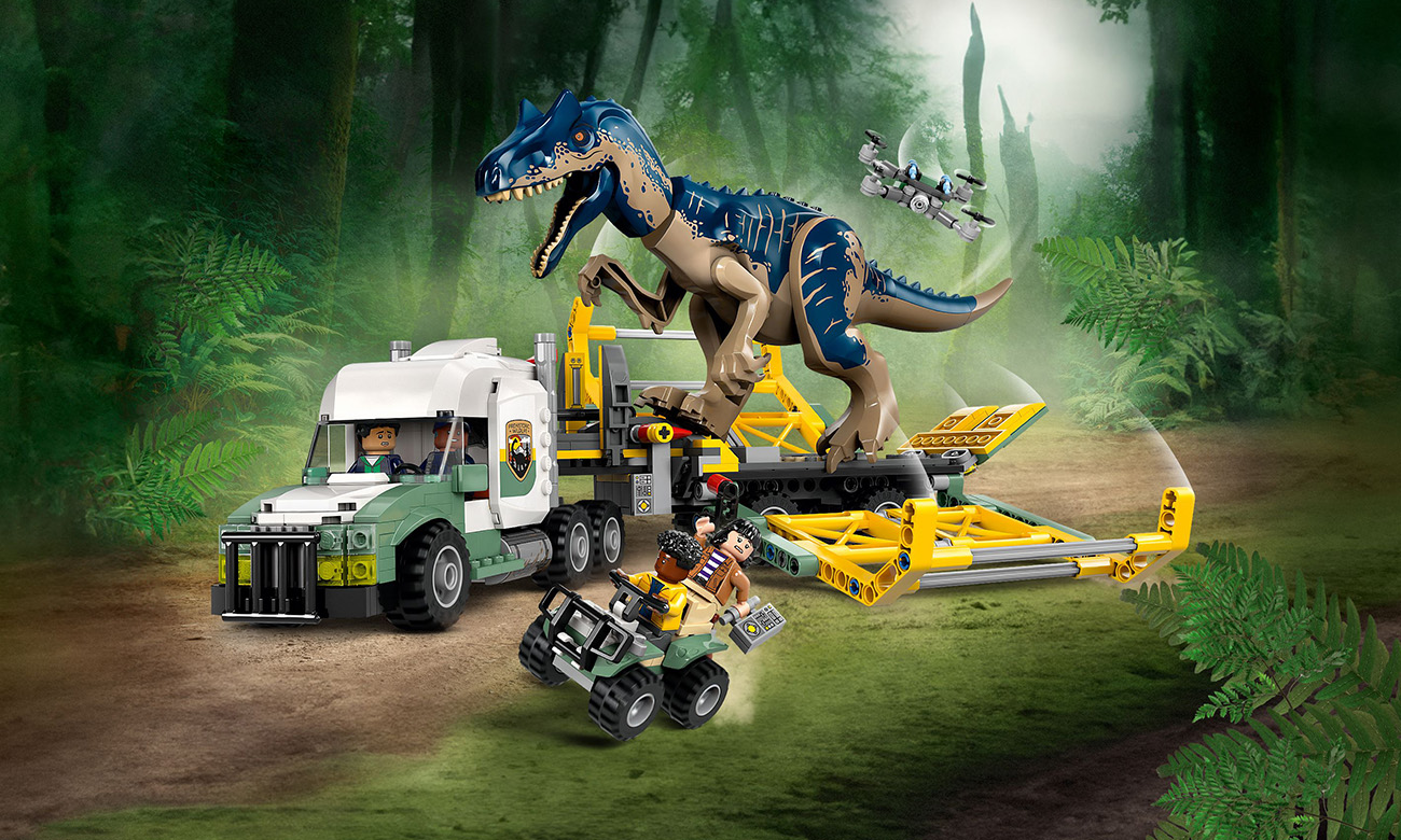 LEGO Jurassic World Dinomission: Transporter für den Allosaurus 76966