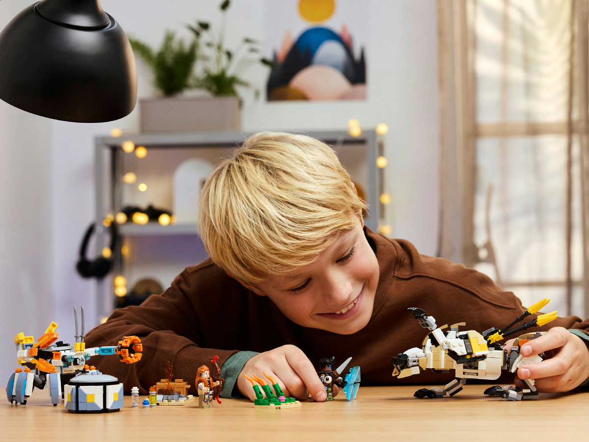 LEGO Horizon Adventures 77037 Aloy und Varl gegen Krabołaz und Piłoząb