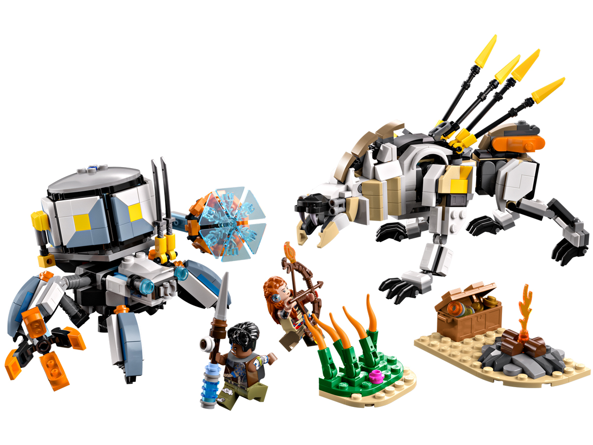 LEGO Horizon Adventures 77037 Aloy und Varl gegen Krabołaz und Piłoząb