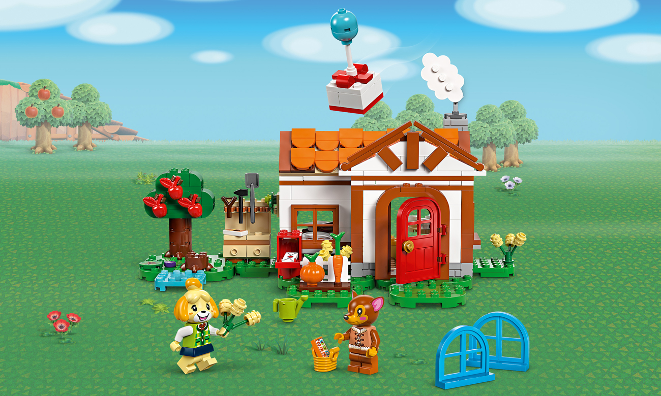 LEGO Animal Crossing Besuch bei Isabelle