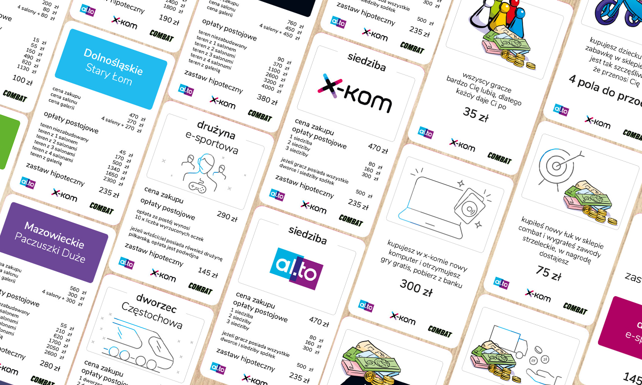 wirtschaftliches Brettspiel xkom